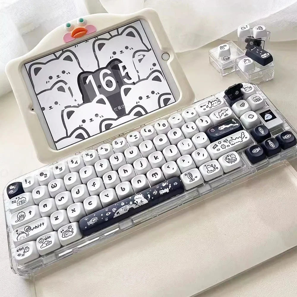 Doodle Cat Keycap (140 Pieces)