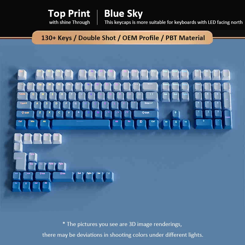 Gradient Rainbow Keyboard