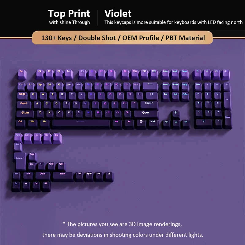 Gradient Rainbow Keyboard
