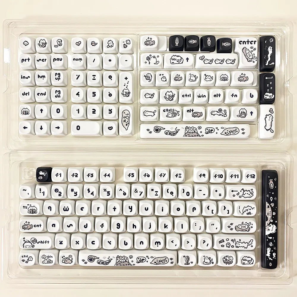 Doodle Cat Keycap (140 Pieces)