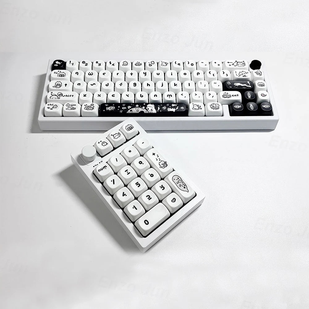 Doodle Cat Keycap (140 Pieces)