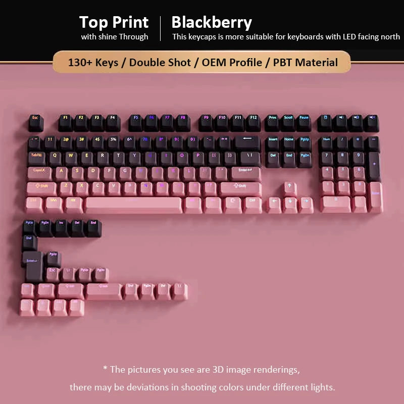 Gradient Rainbow Keyboard
