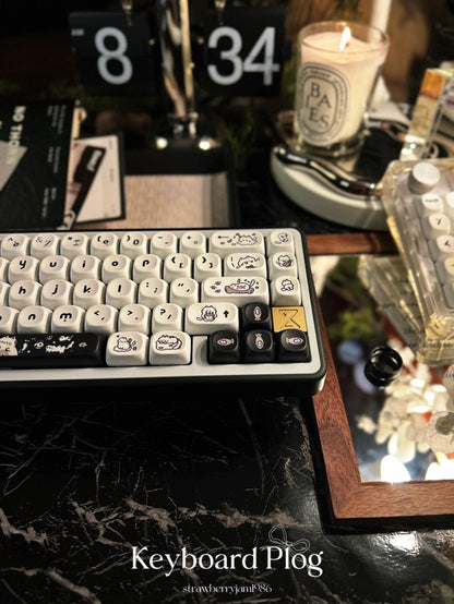 Doodle Cat Keycap (140 Pieces)